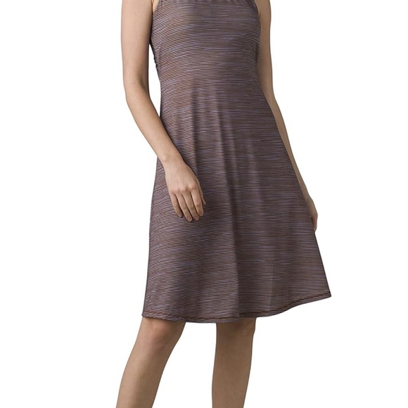 prAna Sleeveless Skypath Dress built in shelf bra NWOT, XS - Picture 2 of 6